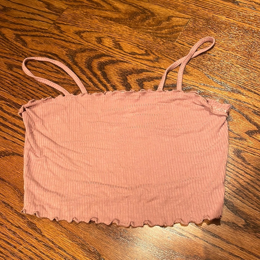 Ribbed crop top